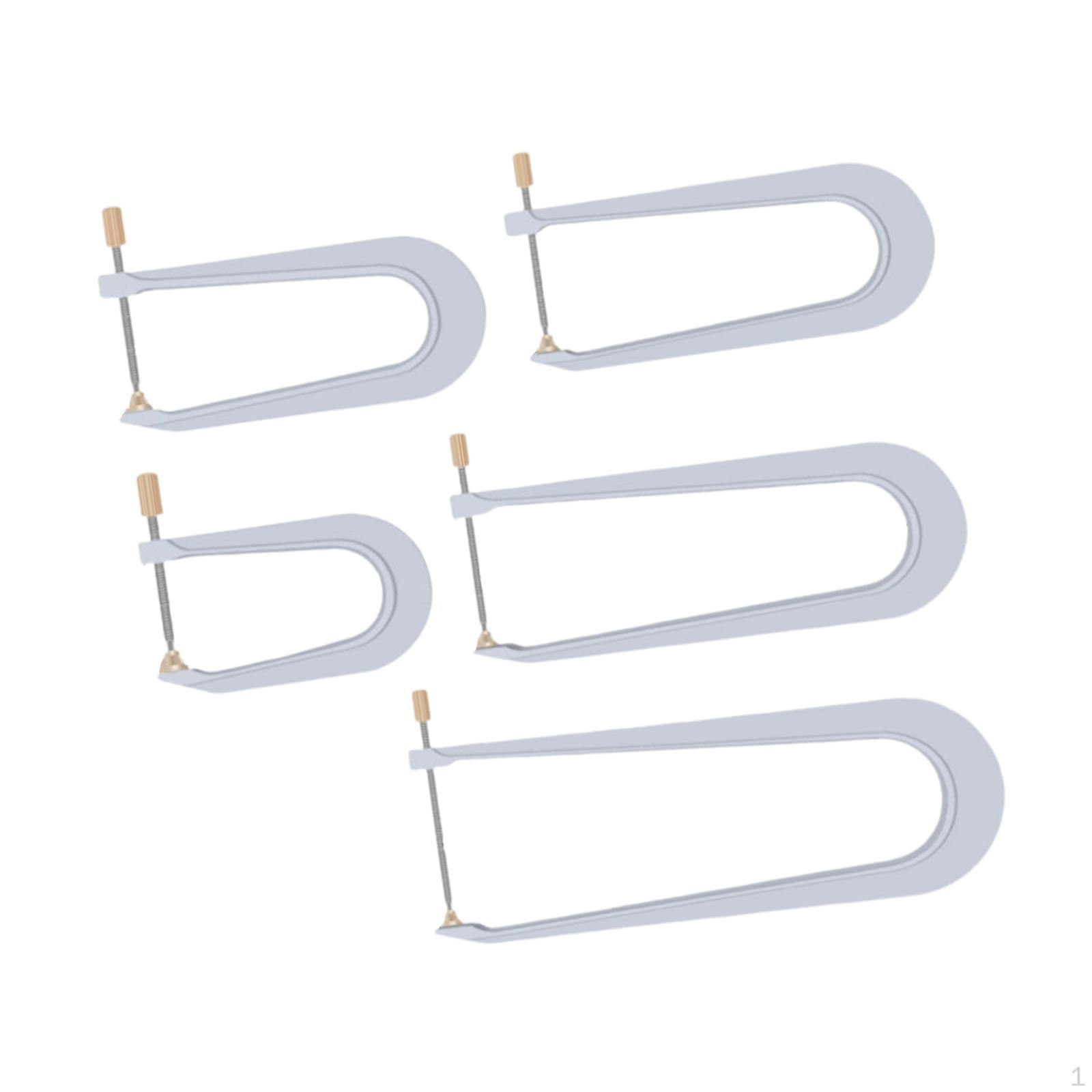 

5 Pieces Instrument Beam Clamps Production and Repair Tool Aluminum Replacement Parts Bracing