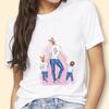 Mothers Day Theme Cute Cartoon Trend ShortSleeved Womens TShirt Polyester Fabric Simple AGeneration Style