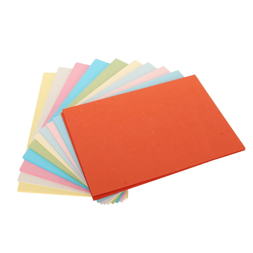 200Pcs Colorful Cardstock 15 X 10Cm Printable Blank Note Card Pearlescent Paper DIY Painting
