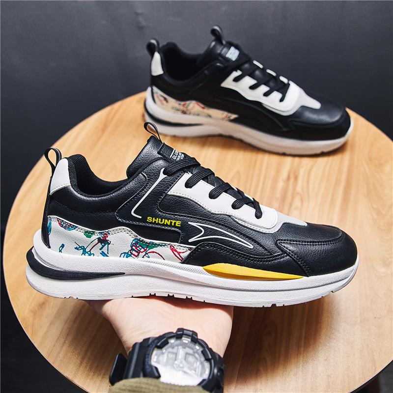 Mode Frühling Outdoor-Sportschuhe Herren Koreanische Version des Trends Lässige Laufschuhe Mode Ins Nische Alte Schuhe Plateauschuhe