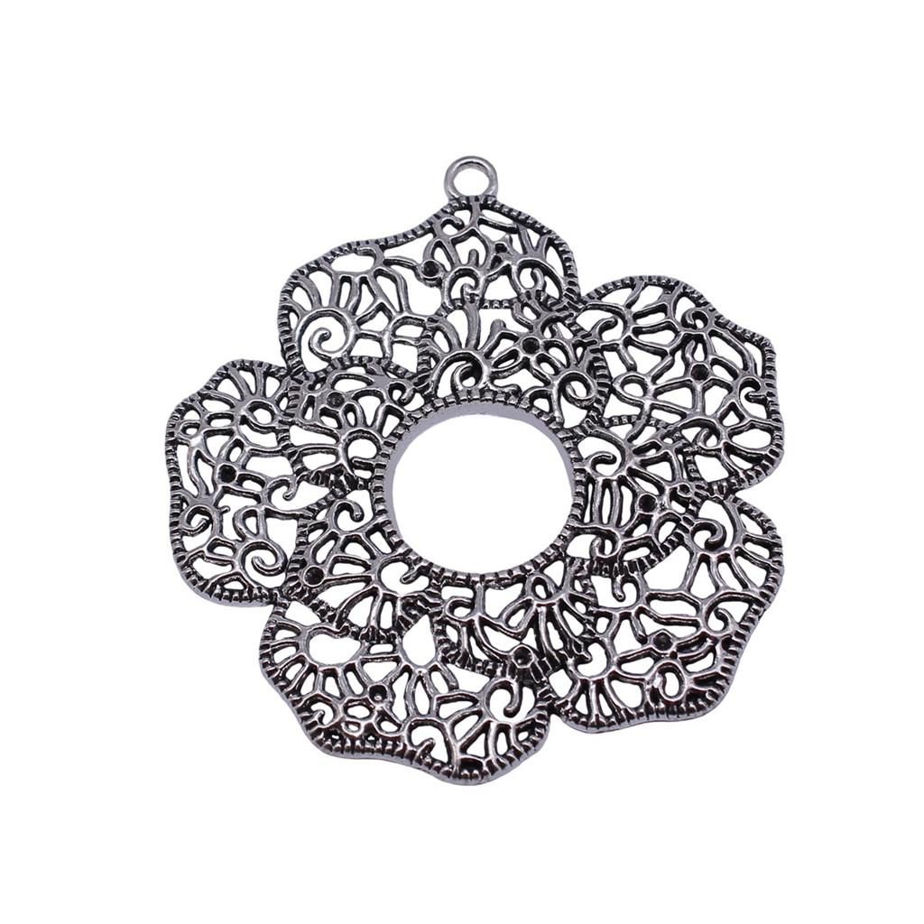 Sonnenblumen Anhänger Antike Große Blumen Anhänger Für Floralen Themen Handgemachter Schmuck
