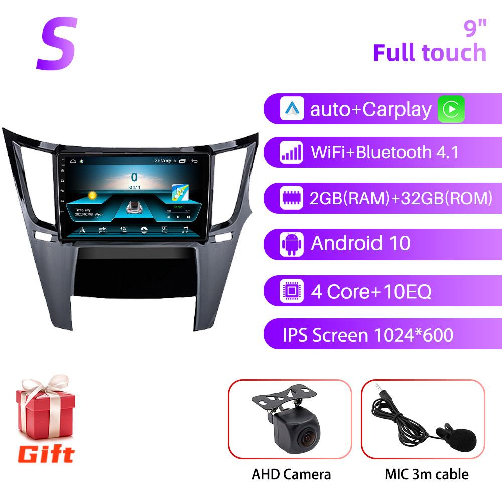 2 Din Autoradio for Subaru Outback RHD 2010-2016 Car Stereo WiFi Carp lay GPS Navigation Multimedia Video Player Head Unit