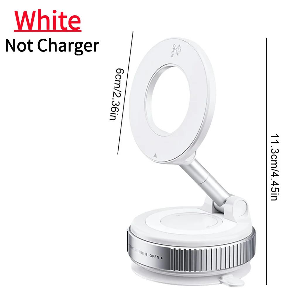 Magnetic Mobile Phone Holder 360 Rotatable Vacuum Adsorption Bracket GPS Navigation Bracket for iPhone 15 14 13 Huawei