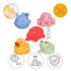 Bath Toys 5 Pcs Pastel
