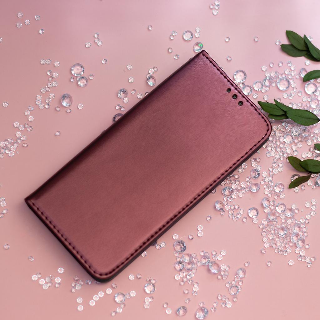 Etui Smart Magnetic Do Honor 600 / 600 Pro Burgundowe