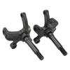 1pair Steering Knuckle Spindle Left Right Wheel Steering Knuckle for 200cc ATV Quad Bike Black