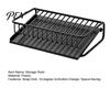 Modern Soap Storage Self Draining Dish, Removable Tray Design Compact Bathroom Organizer Container, Durable Holder for Kitchen Sink Countertop