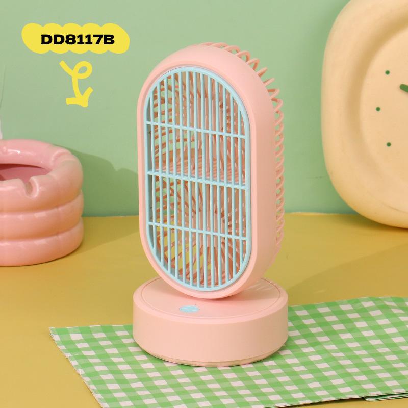 Portable USB-Powered Three-Speed Desk Fan for Dorms and Offices Color