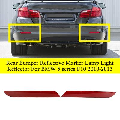 Tail Fog Lamps Light Rear Bumper Reflector Pair For BMW 5-series F10/F18 10-13