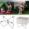 Foldable Box Bracket Stand Stainless Steel Box Support Stand Holder for Outdoor