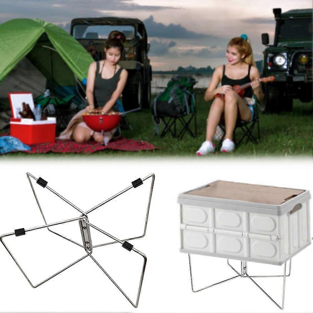 Foldable Box Bracket Stand Stainless Steel Box Support Stand Holder for Outdoor