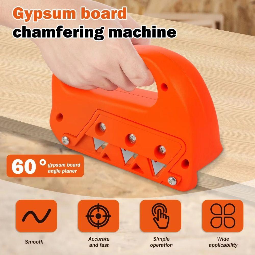 45° /60° Angle Gypsum Board Hand Plane Sharp Edge Edge Chamfering Tool  Cleaning and Cutting