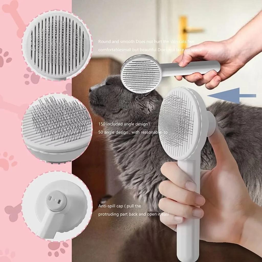 New ate grooming brush. Pamper your furry friend with this high-quality, decadent and opulent grooming tool. Elevate your pet's