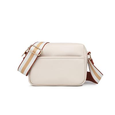 Trendy Women's Bag Solid Color Simple Portable Crossbody Bag Women's One Shoulder Square Bag