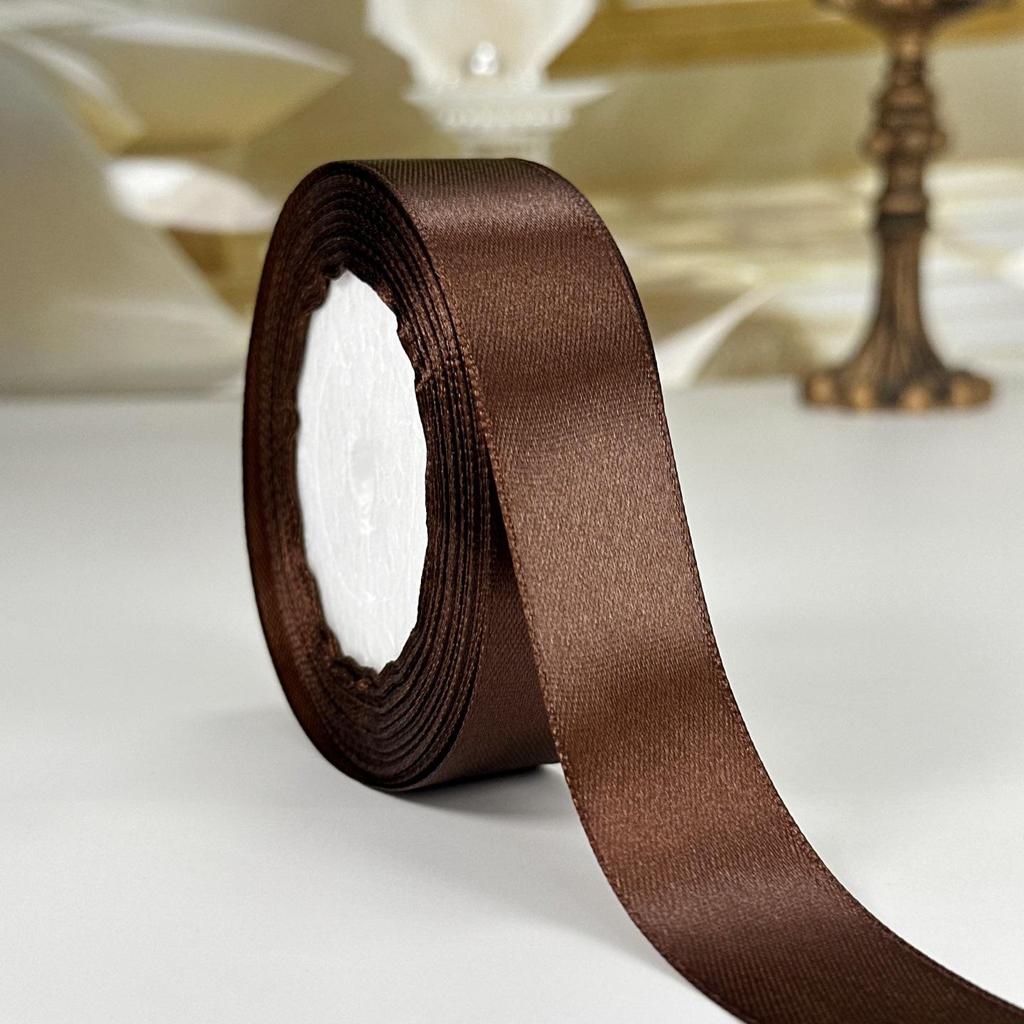 2cm Satynowa Wstążka Jedwabna na Prezent, Dekorację Tortu, Aranżacje Kwiatowe, Kokardy i Odznaki.