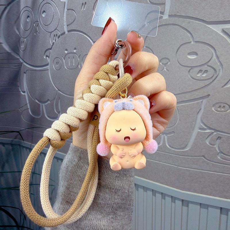 Animal Hat Baby Resin Keychain With Cute Dinosaur Design For Gift Giving And Party Decor