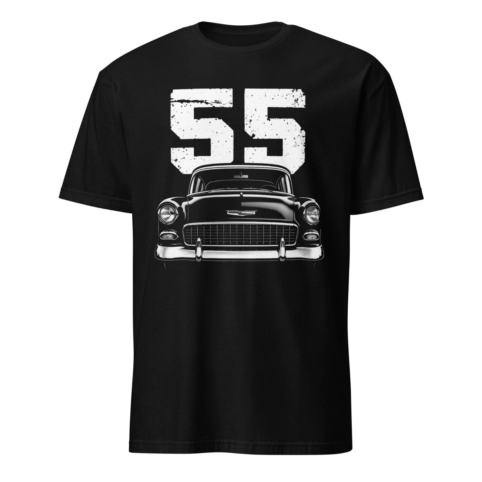 1955 Chevy 210 Hardtop T-Shirt for American Classic Car Enthusiasts M