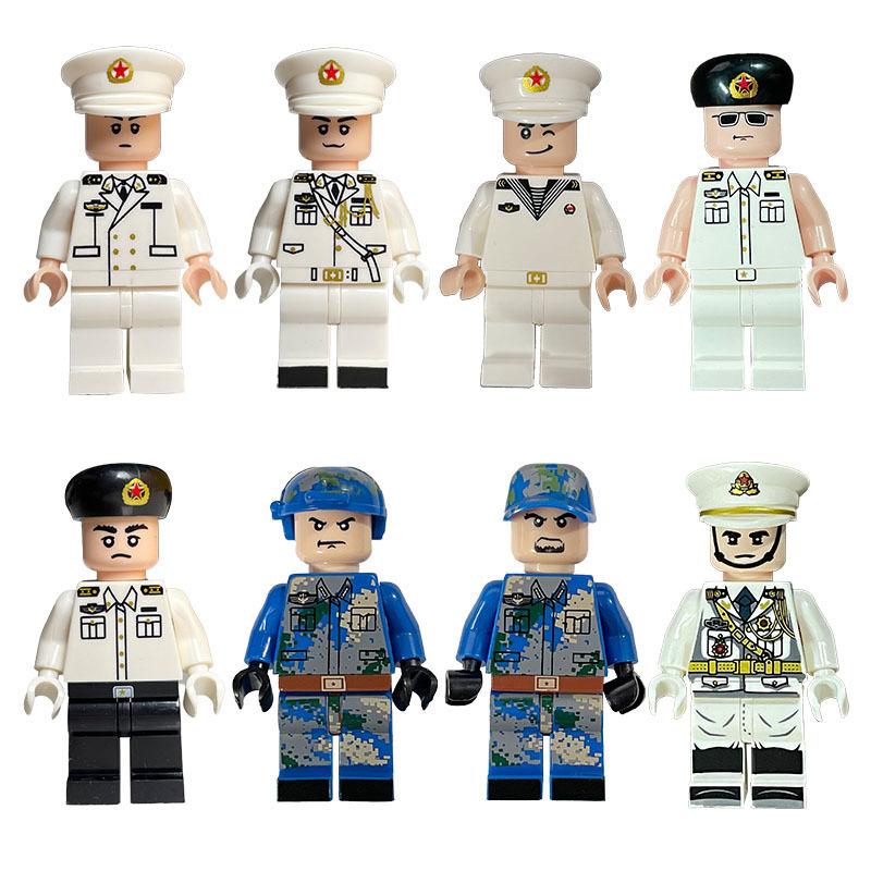 City Professional Engineer Firefighter Doll Building Block
