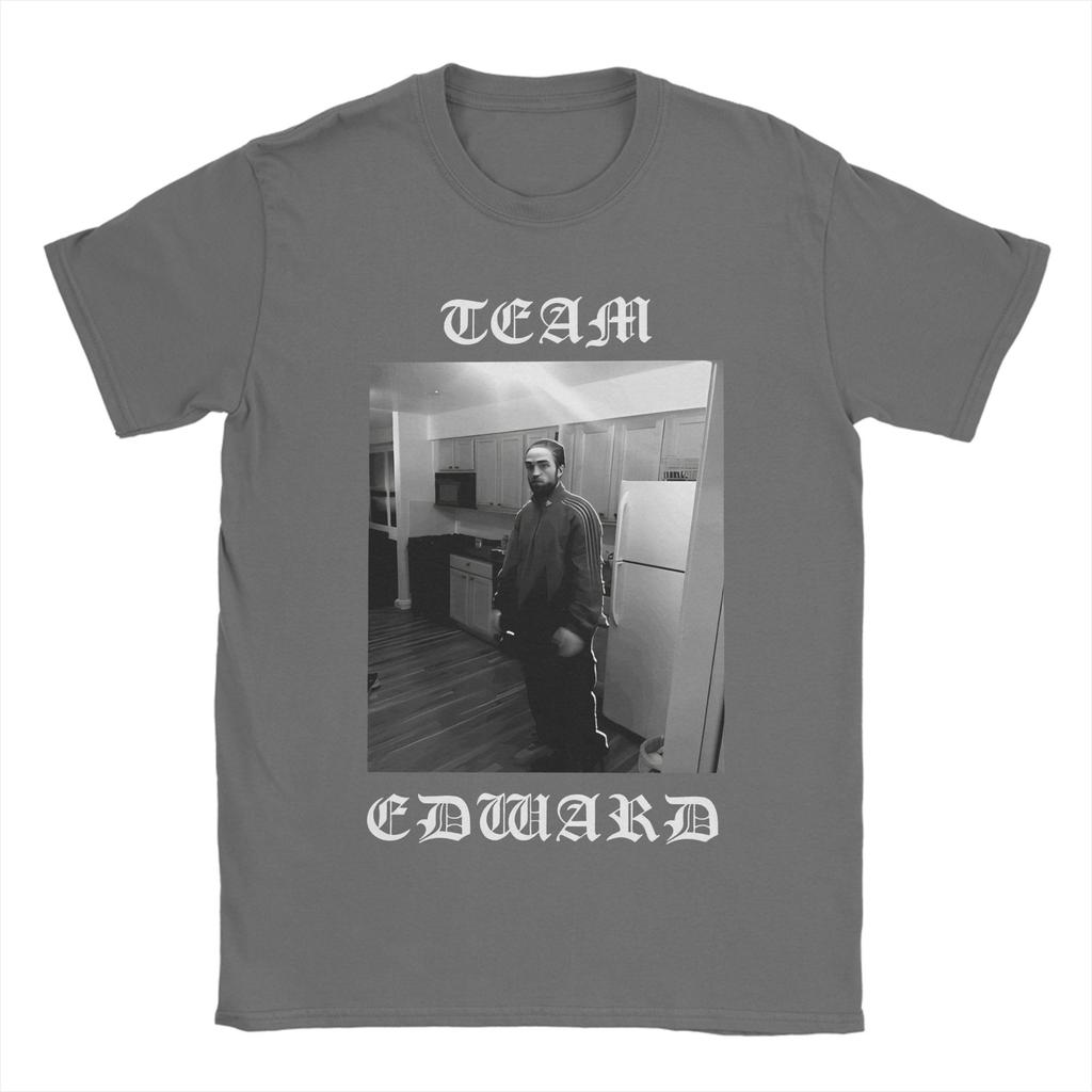 Twilight Edward Cullen Robert Men T Shirt Cool Tees Short Sleeve O Neck T-Shirt Cotton Graphic Tops