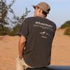 Flook Adventure Font Pigment Oversized Short Sleeve T-Shirt / 5 Colors