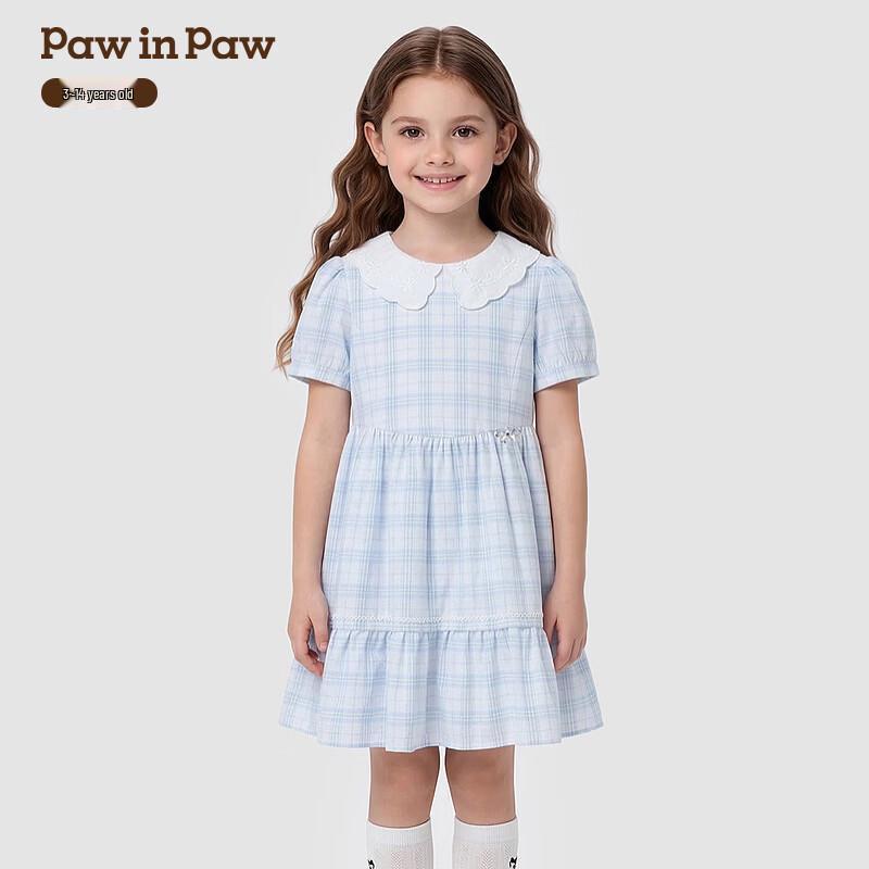

PawinPaw Cartoon Bear Kids Ruffled Waist Dress 140