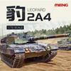 MENG 1/72 German Leopard 2A4 Main Battle Tanks Assemble Figure Whole Set 72-009 Model Assembly Uncolored Plastic Toy Gift