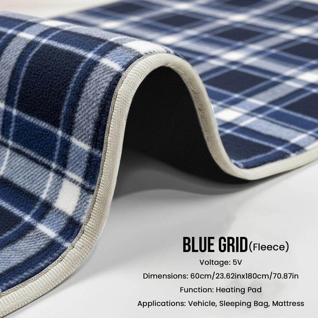 5V USB-Schlaf-Elektro-Heizkissen Heizkissen Kältebeständig 3-stufige Temperatur für Outdoor-Camping Beheizte elektrische Matte