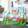 Custom Name Bugs Garden Party Blanket For Couch Bed Plush Cozy Fuzzy Blanket Super Soft Warm Blankets For Fall And Winter 09167