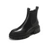 Fashion 2024 New Soft Boots British Style Women's Boots Fashion Round Toe Ankle Boots Winter Elastic Black Boots Comfortable Boots