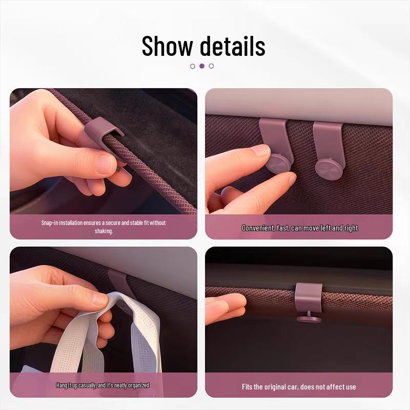 Xiaomi YU7 Passenger Side Glove Box Hook: Multi-functional Car Storage Accessory
