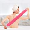 1 Pack Silicone Back Cleaner Soft Loofah Bath Towel with Body Exfoliation Massage Shower Body Cleansing Bath Sponge