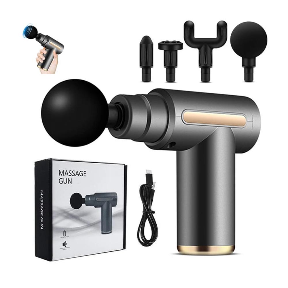 

Фасциальный массажный пистолет, электрический ударный пистолет, массажер для тела, шеи, спины, глубоких тканей, расслабления мышц, фитнес-инструмент для плеч Type C Charge