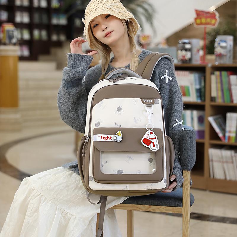 Student Schoolbag Female College Style Backpack Junior High School Senior High School Backpack