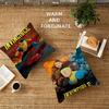 I-Invincible Cartoon Cushion Cover Polyester Sofa Cushions Decorative Throw Pillows Home Decoration Pillowcover