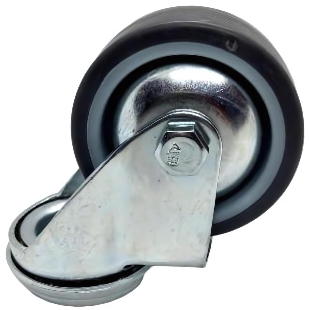 Caster set 4 pcs swivel wheels 100mm 270kg thermoplastic rubber