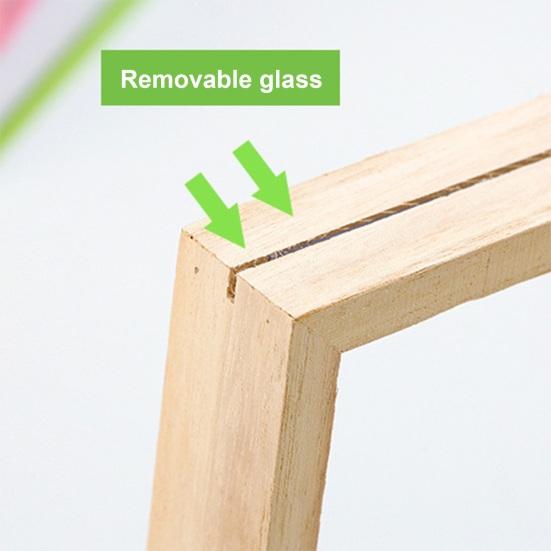 Picture Frame Burr-free Handcraft Transparent Decorative DIY Rounded Edges Kindergarten Children Craft Painting Frame Studio Supply