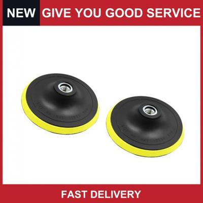 Universal 5'' Car M14x2.0 Pad Backing Plate Hook Loop Polisher Buffing Pack of 2