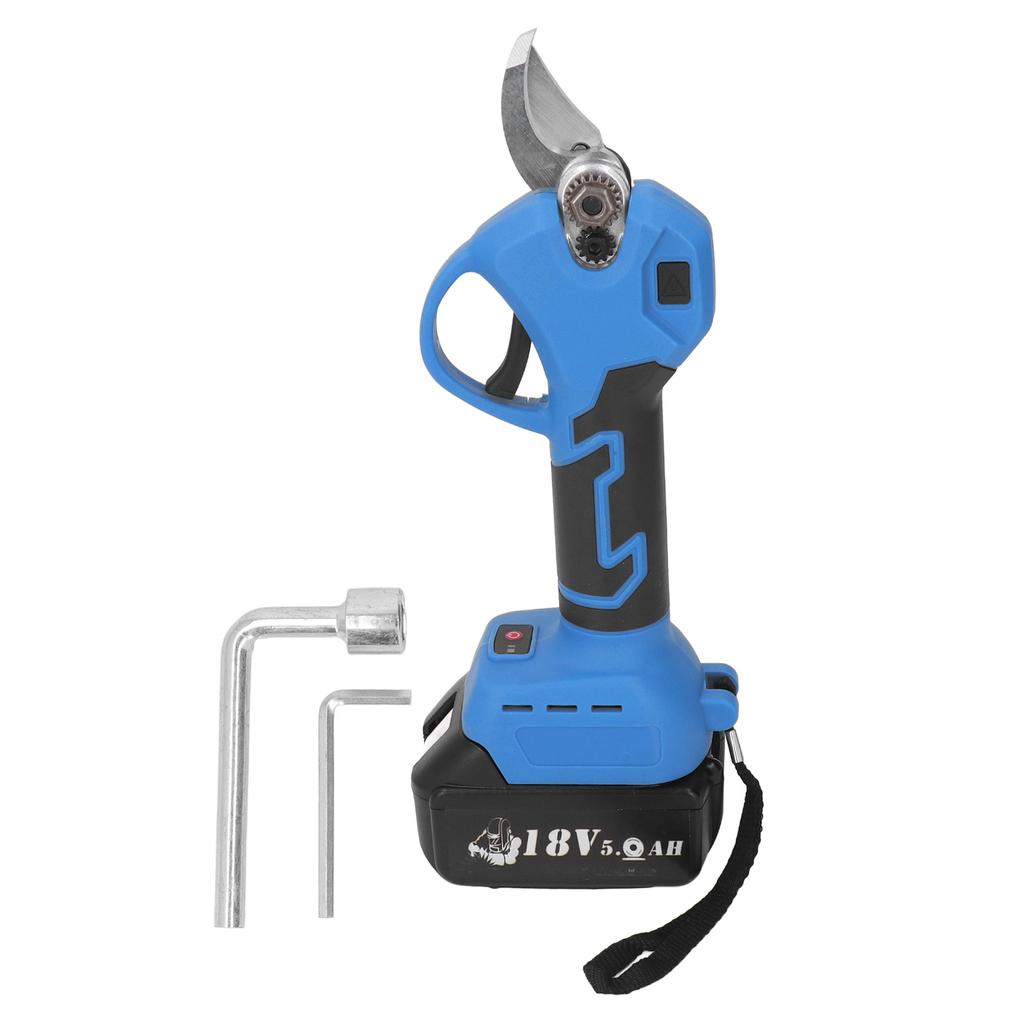 Bezprzewodowe elektryczne nożyce do przycinania, niski poziom hałasu, ergonomiczny uchwyt, stal wysokowęglowa, obcinacz gałęzi drzew
