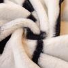 Plush Sofa Cover Autumn and Winter Zebra Pattern Light Luxury High-end Rabbit Velvet One-piece Anti-slip Full Cover Sofa Towel