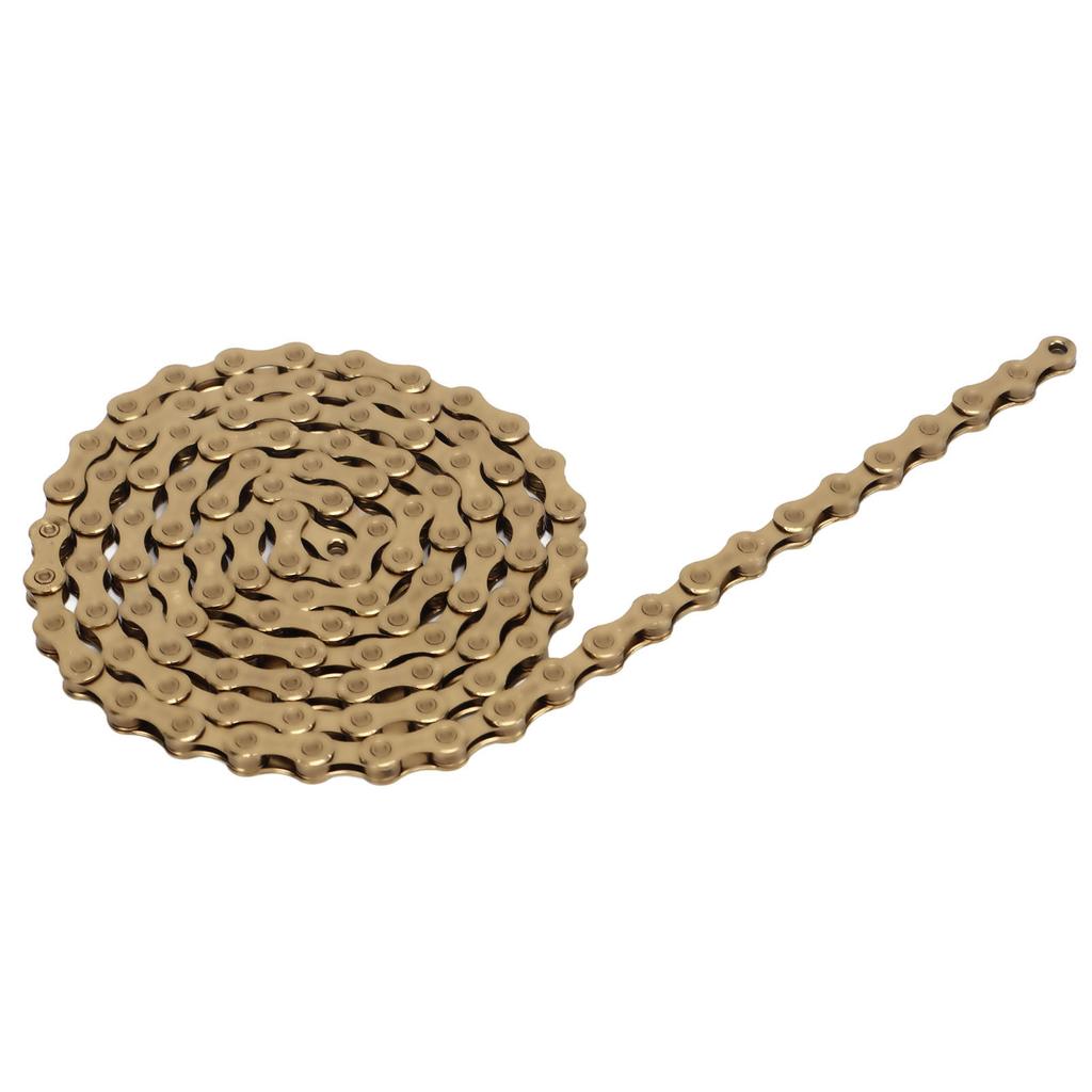 Bike Chain 10 Speed High Carbon Steel Hollow Chain for Mountain Bike Road Bike Gold