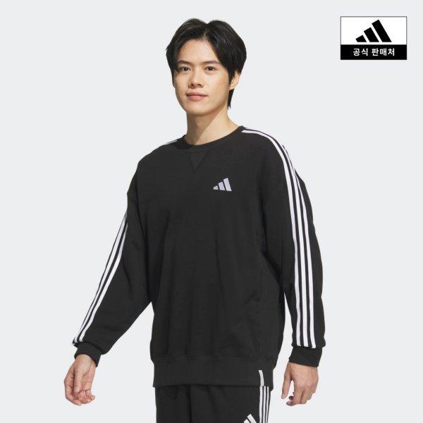 

Adidas New Performance Essential+ Loose Fit 3s French Terry Sweatshirt JW6929/AXS