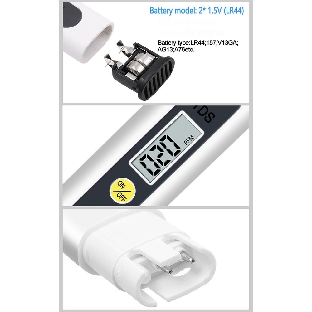 Handheld Water Purity Meter Digital EC Meter Multifunctional Water Quality Tester  Drinking Water