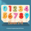 Colorful Wooden Number & Letter Shape Matching Puzzle for Kids