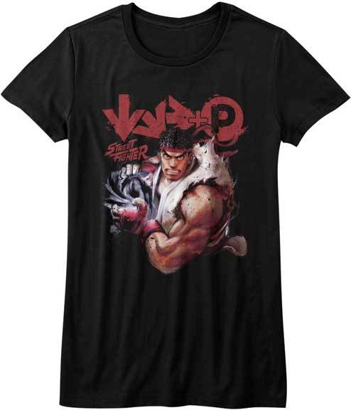 Street Fighter Video Game Ryu Fight Move Women s Fitted T Shirt  Unisex T-Shirt XL