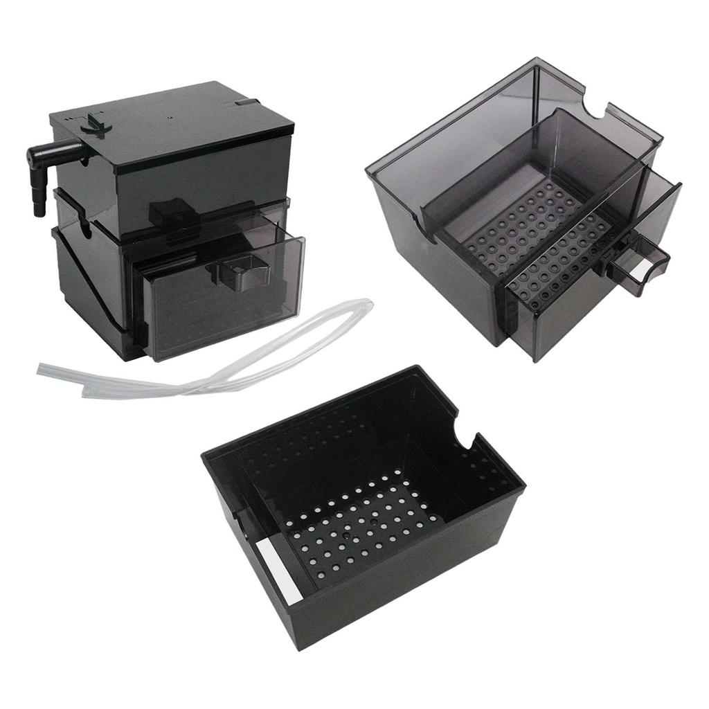 Aquarium Filter Box Lightweight Drawer Tray Silent External Small Fish Tanks Filtration System Overflow Box Filtration Box