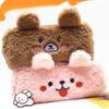 Plush Bear Adorable Pen Bag With Large Storage Space For Children Teens And