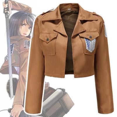 Giacca cosplay unisex Wings of Freedom di Attack on Titan Survey Corps (Piccolo)