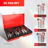 Comprehensive Thread Repair Tools 88-131pcs M5-M12 Metric Restorer With Red Storage Case For Car Garage And Mechanical Workshop