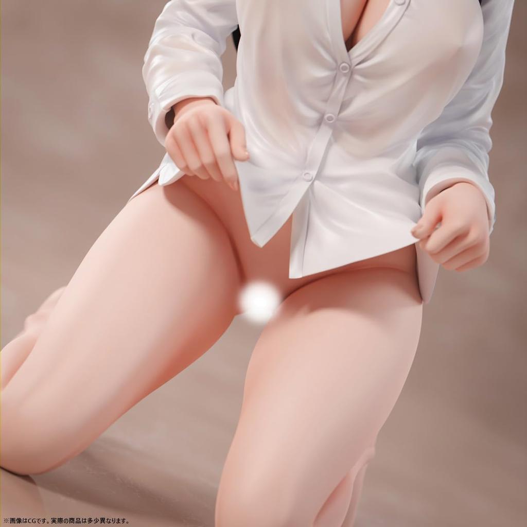 Nikkan Girl Y-Shirt Girlfriend Saya 1/4 Scale Painted Complete Figure