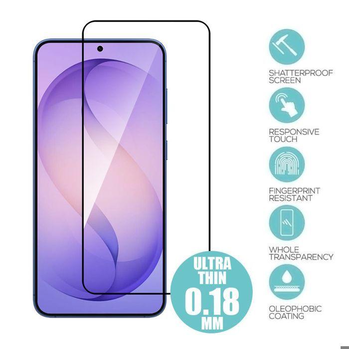 Verre Trempé Intégral - BOOLING - pour Samsung Galaxy S26 Plus - 3 Protection Anti-Rayure Bord Noir